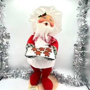 Vintage 1995 Annalee 18” Chef Santa
